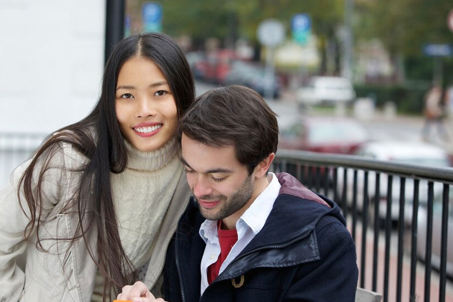日本人女性とイギリス人男性の出会い